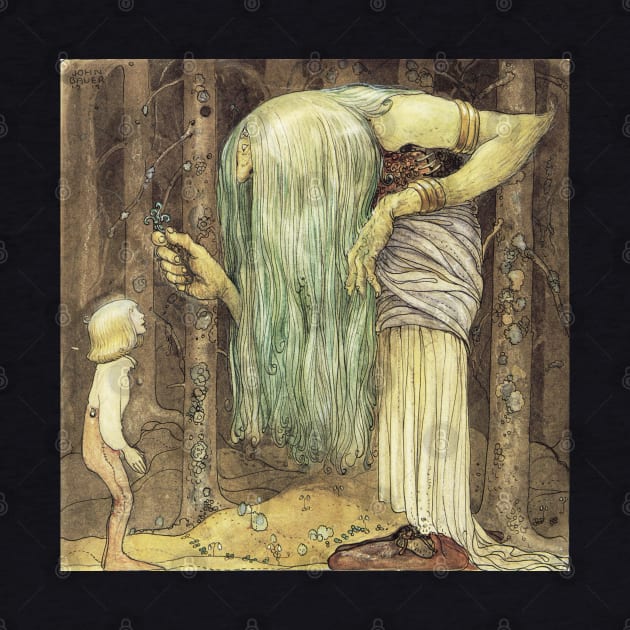 The Boy Who Was Never Afraid - John Bauer by forgottenbeauty